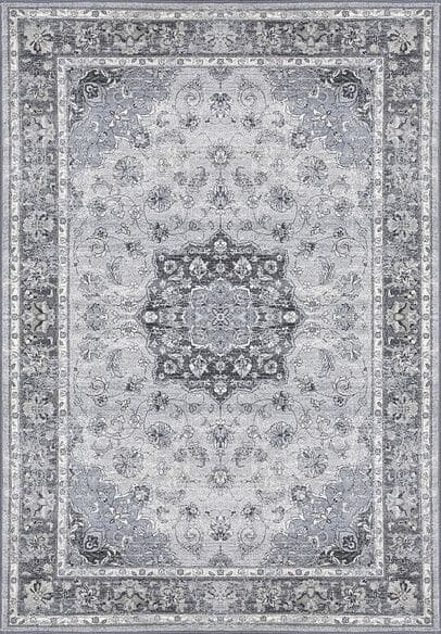 Dynamic Rugs ANCIENT GARDEN 57559-9656 Silver and Grey